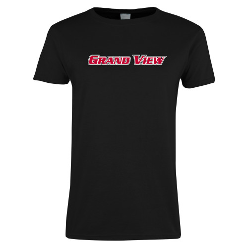  Womens Black Short Sleeve Tee - Grand View