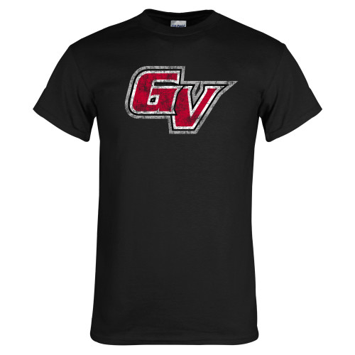  Black T Shirt - GV Athletic Distressed