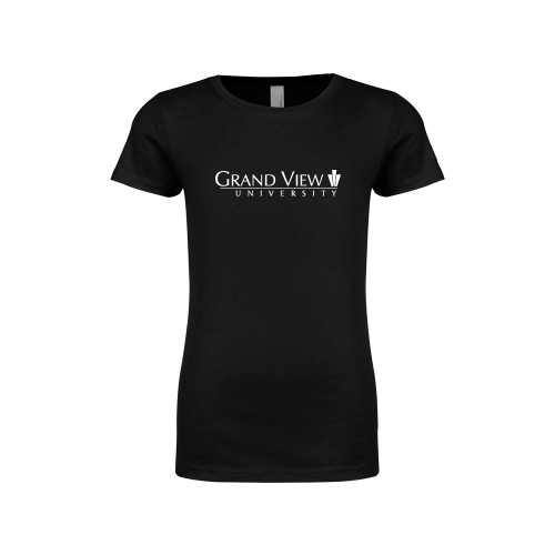 Next Level Girls Black Fashion Fit T Shirt - Grand View University