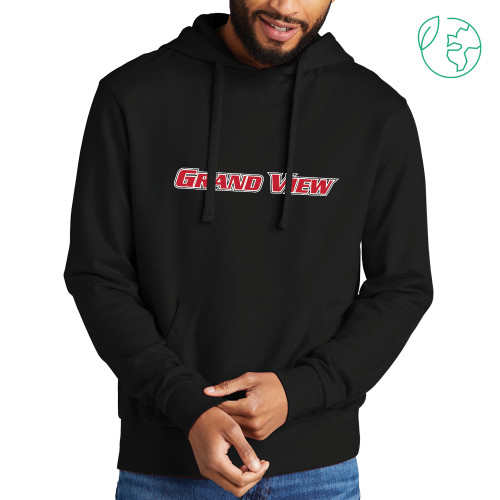  Allmade Black Organic French Terry Pullover Hoodie - Grand View