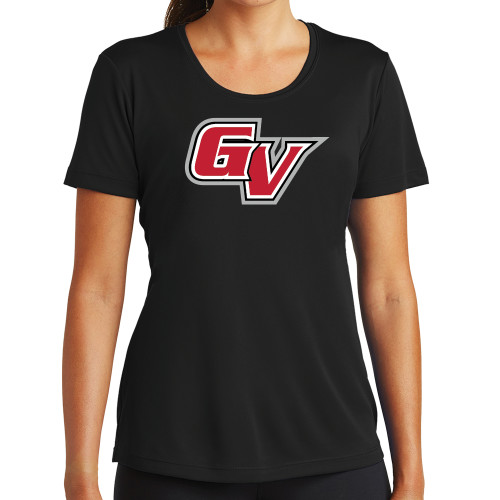  Womens Black Performance Tee - GV Athletic