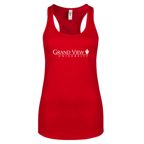  Next Level Racerback Tank Red - Grand View University