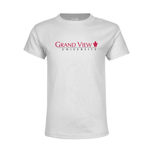 Youth White T Shirt - Grand View University