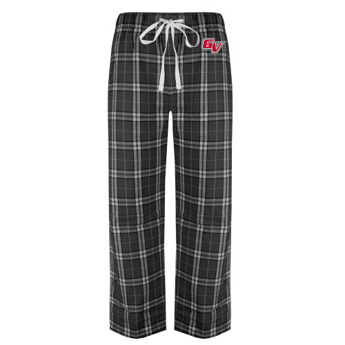 Black/Grey Flannel Pajama Pant - GV Athletic