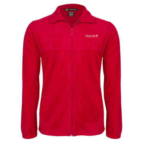  Red Fleece Full Zip Jacket - Grand View University