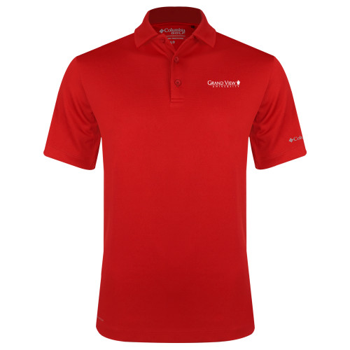  Columbia Red Omni Wick Drive Polo - Grand View University