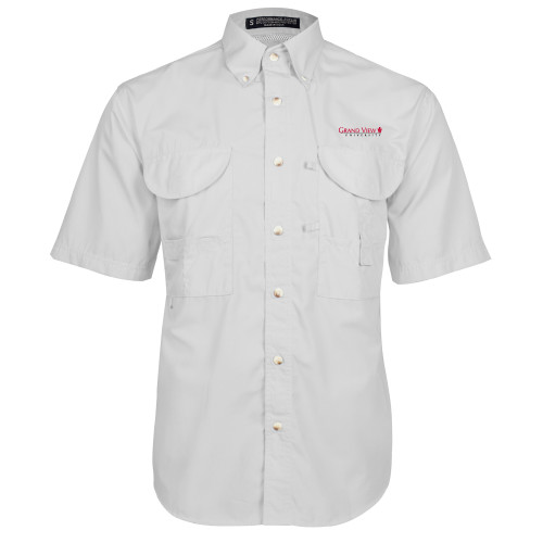  White Fishing Shirt Performance Short Sleeve - Grand View University