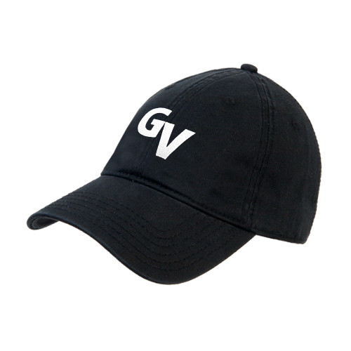  Black Unstructured Adjustable Low Profile Hat - GV Institutional