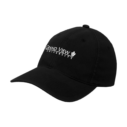  Black Flexfit Structured Low Profile Hat - Grand View University