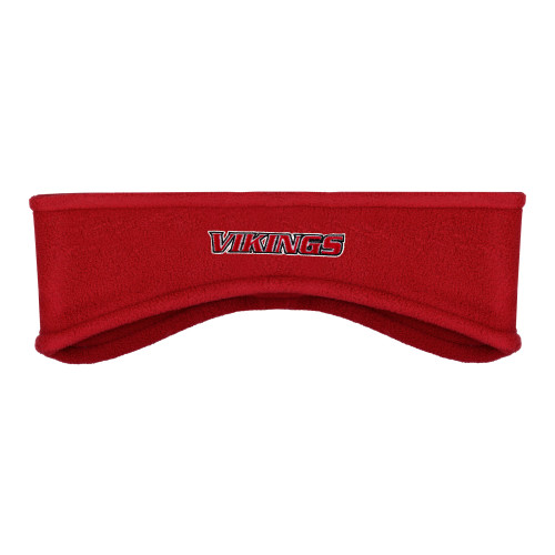  Red Stretch Fleece Headband - Vikings