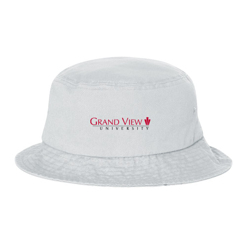  Sportsman White Bucket Hat - Grand View University