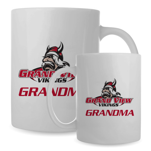  Full Color White Mug 15oz - Grandma Athletics