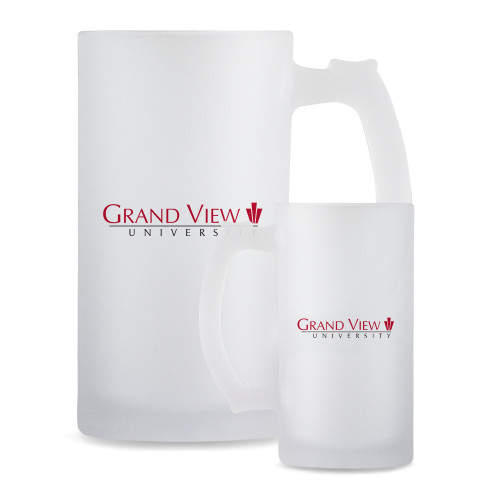  Full Color Decorative Frosted Glass Mug 16oz - Grand View University