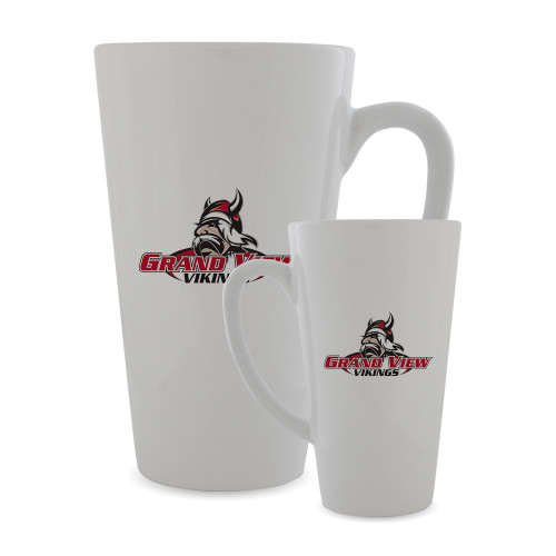  Full Color Latte Mug 17oz - Grand View Viking Head