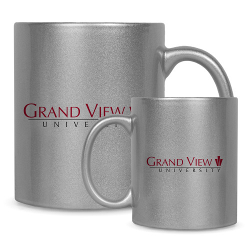  Full Color Silver Metallic Mug 11oz - Grand View University
