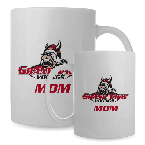 Mom Full Color White Mug 15oz - Mom Athletics
