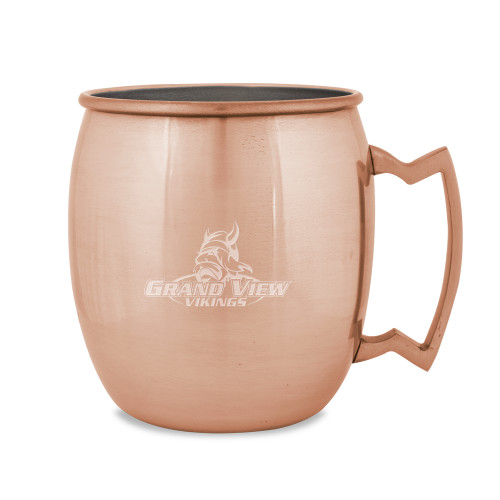  Copper Mug 16oz - Grand View Viking Head Engraved