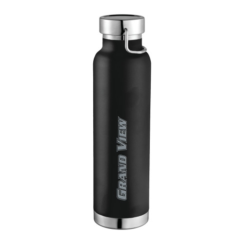  Thor Copper Vacuum Insulated Black Bottle 22oz - Grand View Engraved