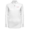 Thumbnail image for  Syntrel Womens White Interlock 1/4 Zip