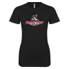 Thumbnail image for  Next Level Womens Black Boyfriend Tee