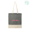 Thumbnail image for  Split Recycled Black Cotton Twill Convention Tote