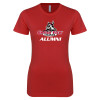 Thumbnail image for  Next Level Womens Red Boyfriend Tee
