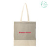 Thumbnail image for  Split Recycled Grey Cotton Twill Convention Tote