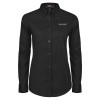 Thumbnail image for  Womens Black Twill Button Down Long Sleeve 