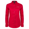 Thumbnail image for  Womens Red Twill Button Down Long Sleeve 
