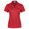 Thumbnail image for  Womens Red Performance Fine Jacquard Polo