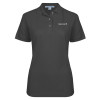 Thumbnail image for  Womens Silk Touch Charcoal Pique Polo