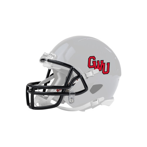  Riddell Replica White Mini Helmet - GWU Monogram