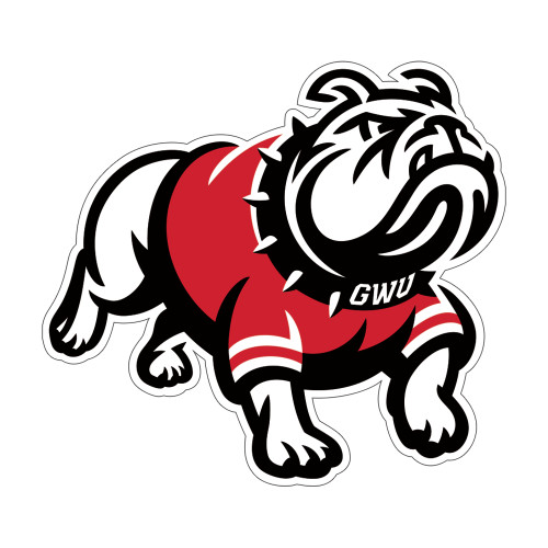  Medium Decal - GWU Primary Athletic Mark