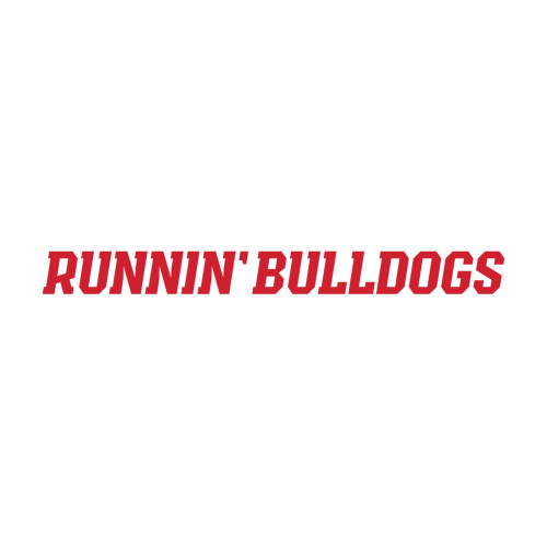 Medium Decal - Runnin Bulldogs Word mark