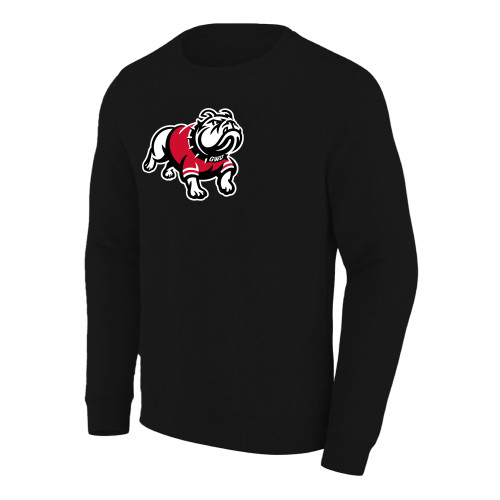  Extended Black Crew - GWU Primary Athletic Mark