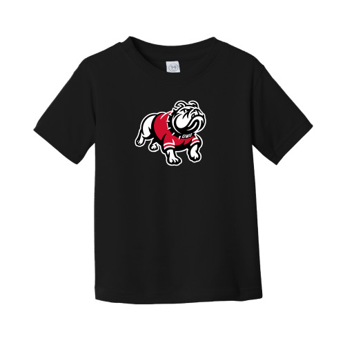  Toddler Black T Shirt - GWU Primary Athletic Mark