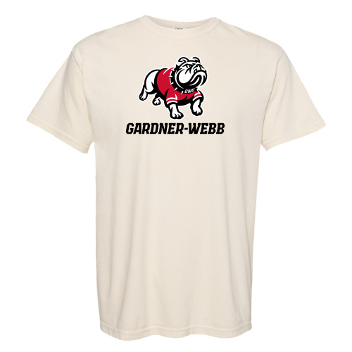  Comfort Colors Ivory T Shirt - Gardner Webb Athletic Lockup