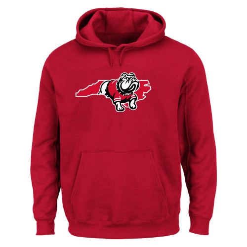  Extended Red Hoodie - North Carolina Mascot Mark