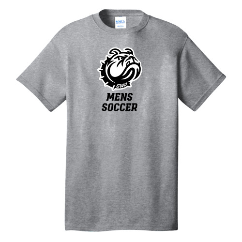  Extended Athletic Heather T Shirt - GWU Mens Soccer
