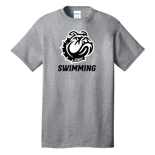  Extended Athletic Heather T Shirt - GWU Swimming