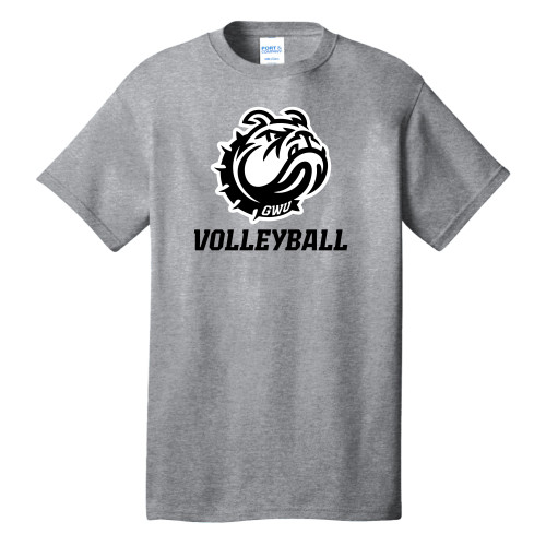  Extended Athletic Heather T Shirt - GWU Volleyball