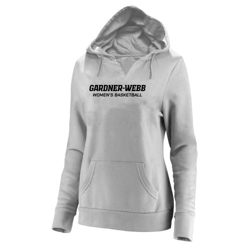  Womens Plus Heather Grey Hoodie - Gardner Webb Womens Basketball