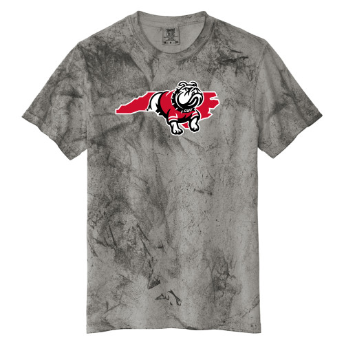  Comfort Colors Charcoal Heavyweight Color Blast Tee - North Carolina Mascot Mark