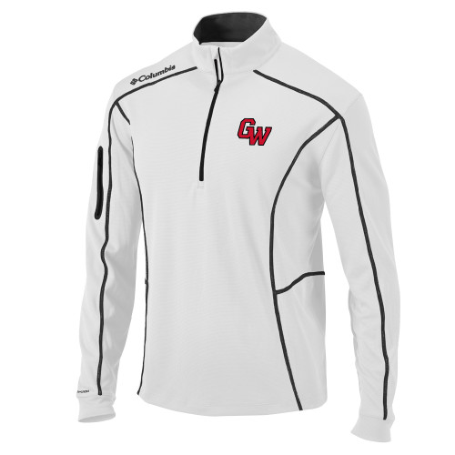 Gardner Webb Columbia White Omni Wick Shotgun 1/4 Zip