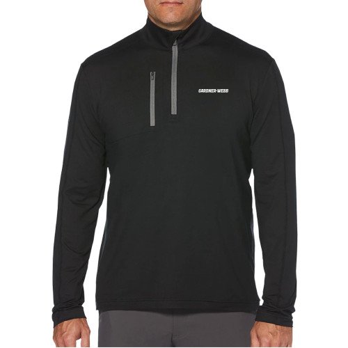  Callaway Black 1/4 Zip Pullover - Gardner Webb Flat Word mark