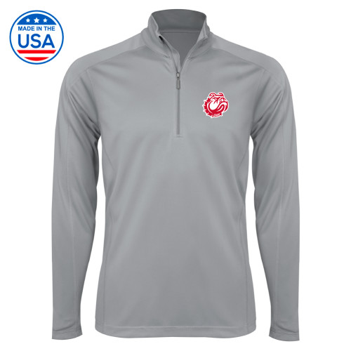  Syntrel Platinum Interlock 1/4 Zip - GWU Mascot Head
