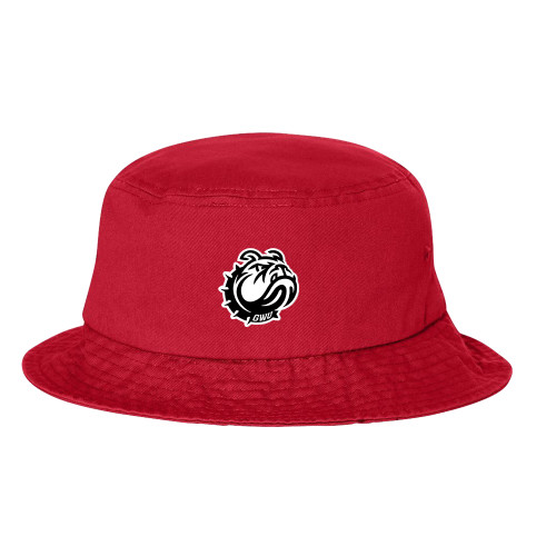  Sportsman Red Bucket Hat - GWU Mascot Head