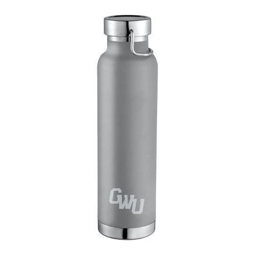  Thor Copper Vacuum Insulated Grey Bottle 22oz - GWU MonogramEngraved