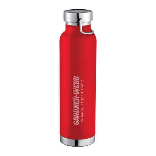  Thor Copper Vacuum Insulated Red Bottle 22oz - Gardner Webb Womens BasketballEngraved
