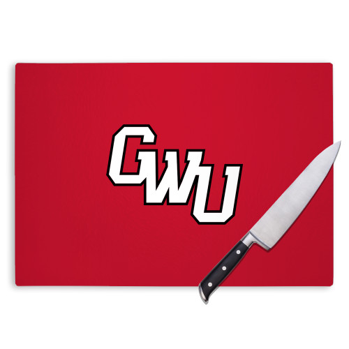  Cutting Board - GWU Monogram